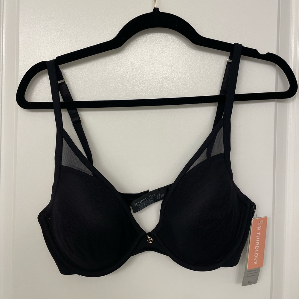NWT ThirdLove 24/7® Classic Uplift Plunge Bra - size 36C